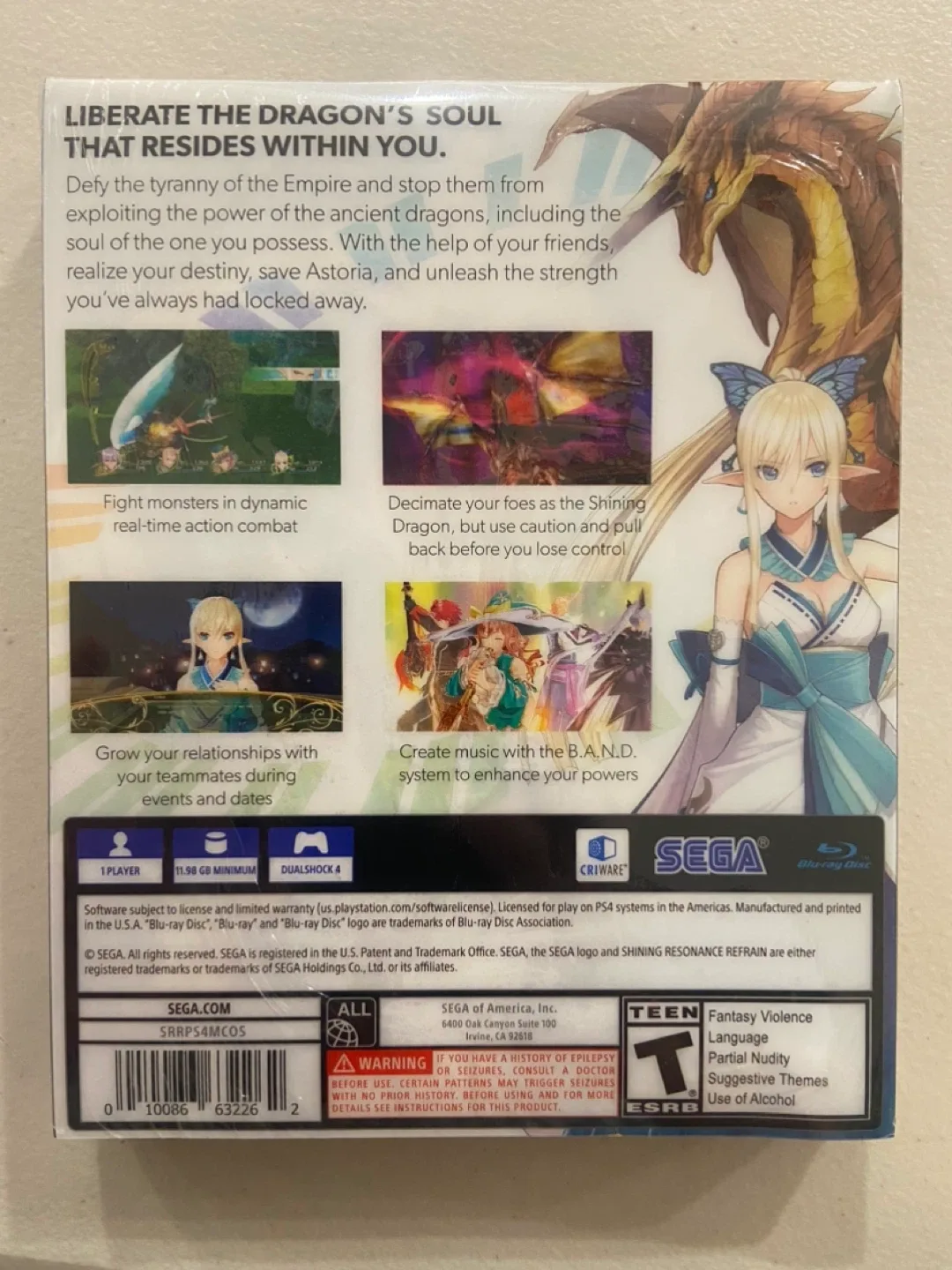 Sealed Shining Resonance Refrain: Draconic Launch PS4 image indicator(2)