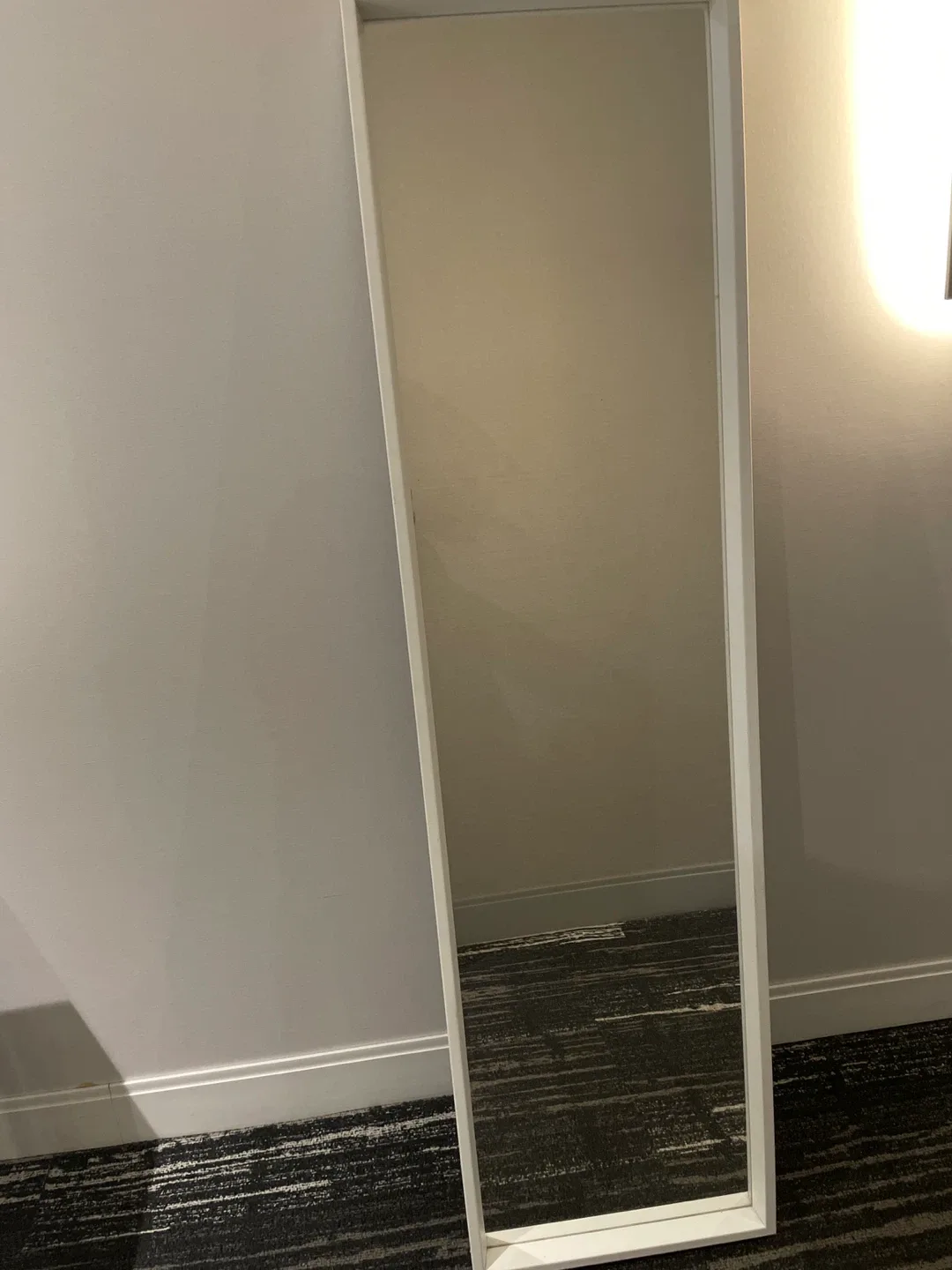 IKEA NISSEDAL Mirror, White, 65x150 cm image indicator(2)