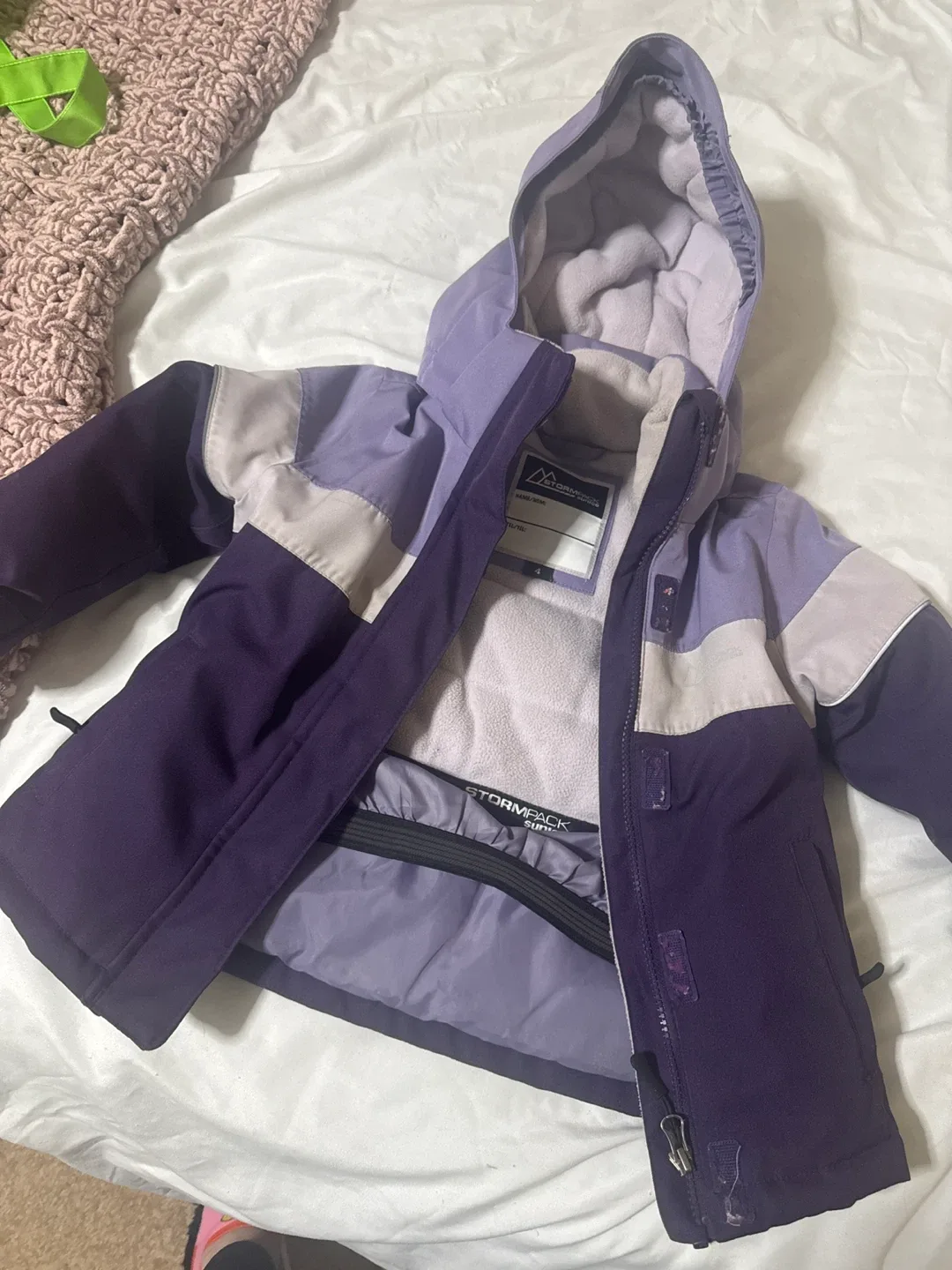 Stormtech Kids Purple Winter Jacket image indicator(2)