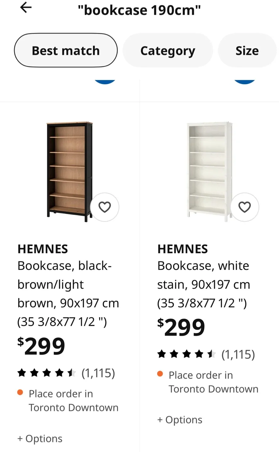 White Bookcase (90x197 cm) thumbnail