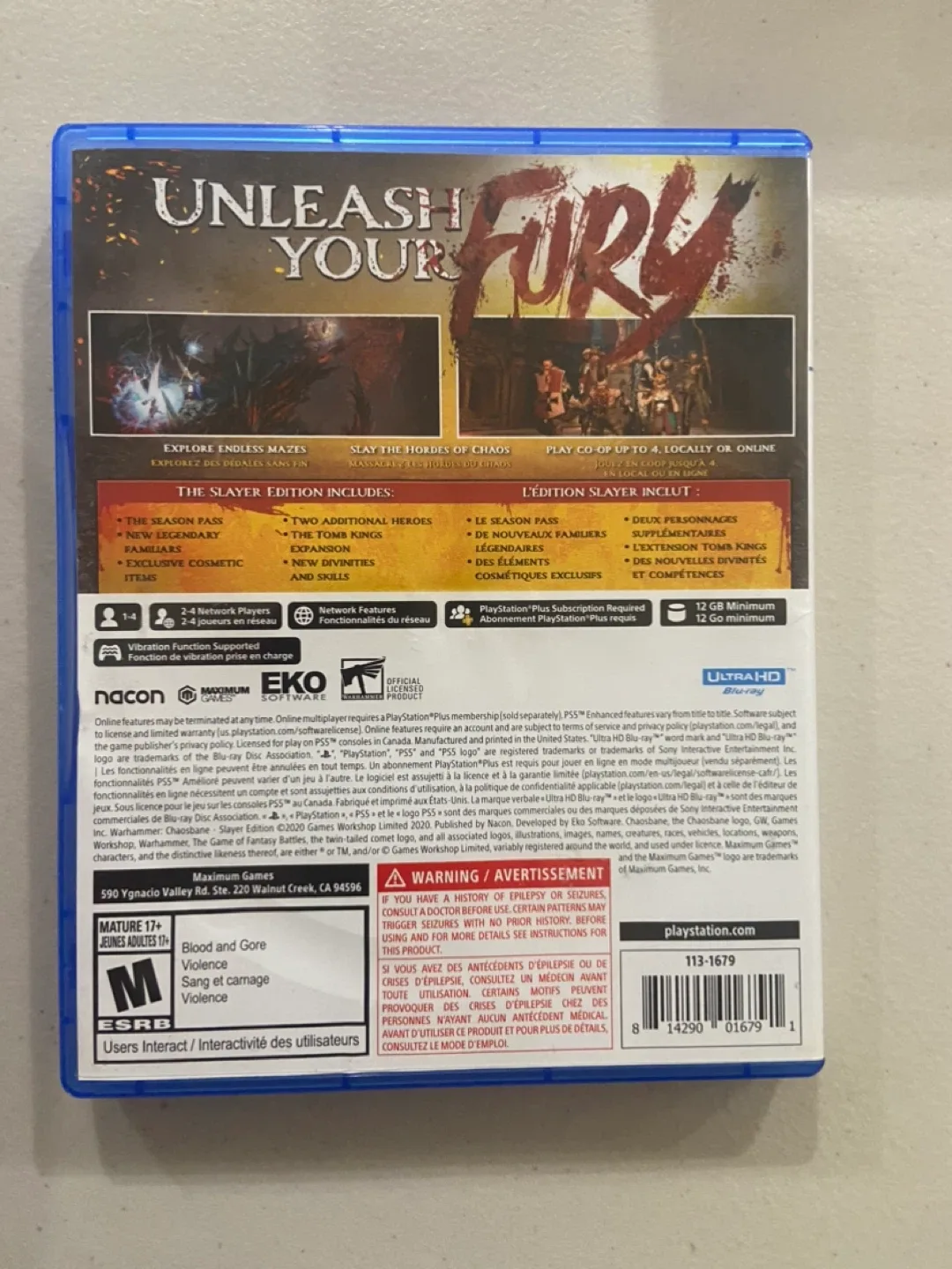 Warhammer Chaosbane Slayer Edition PS5 Game image indicator(2)