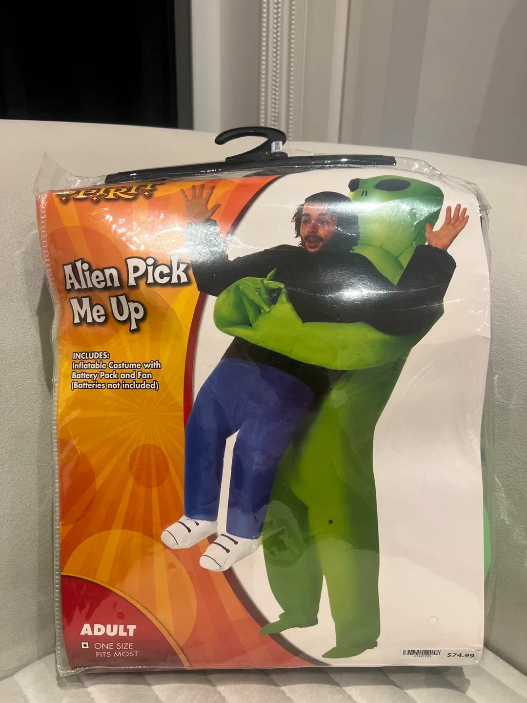 Spirit Halloween Alien Pick Me Up Costume - Adult, One Size thumbnail