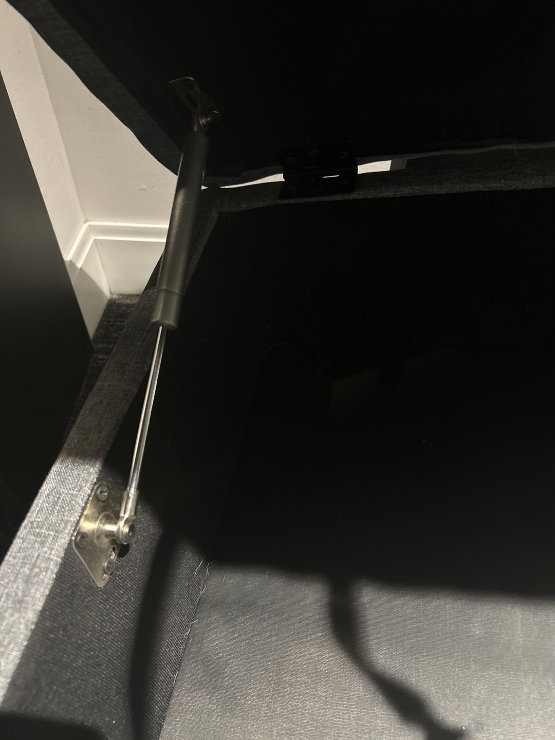 Grey Storage Ottoman - photo 3