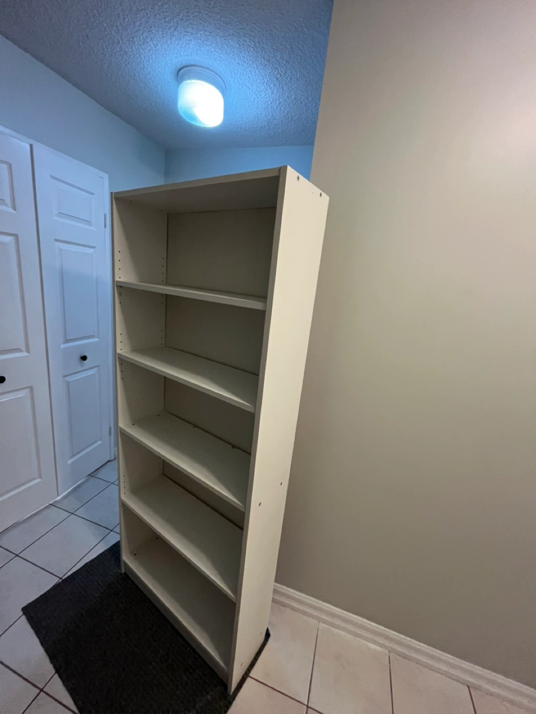 White Bookcase with Adjustable Shelves - photo 2