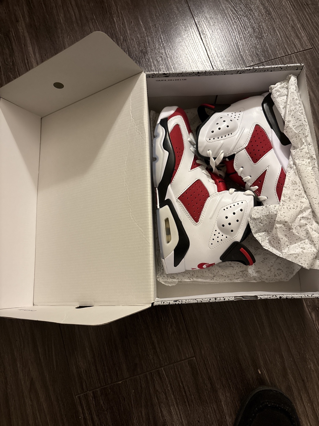 Air Jordan 6 Retro Carmine (Size 7) - photo 2