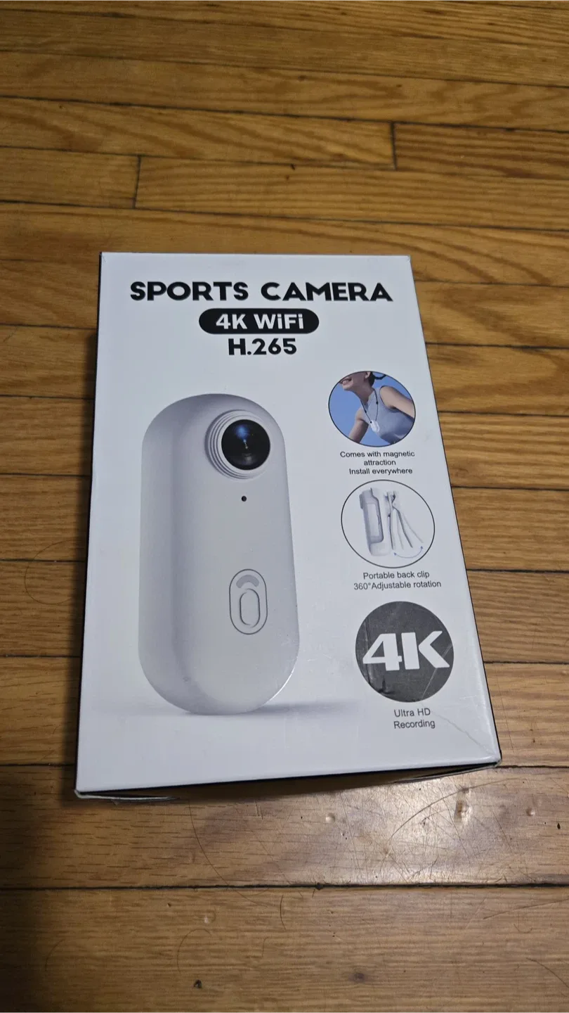 New Sports Camera 4K WiFi H.265 - Black