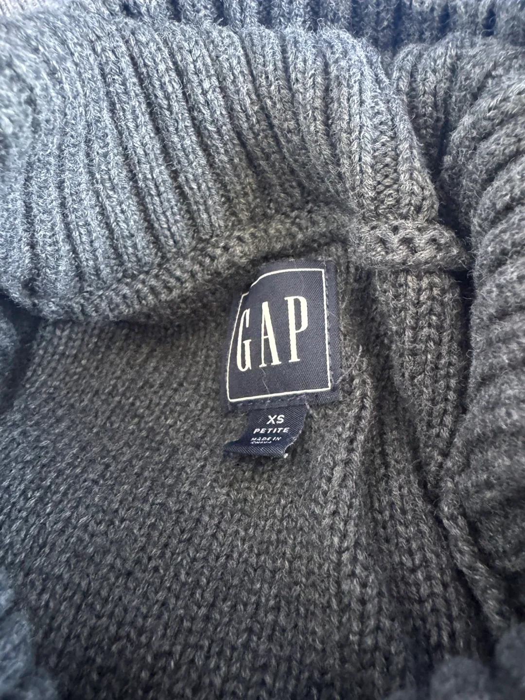 XS Petite Grey Turtleneck Sweater | moving sale need gone asap