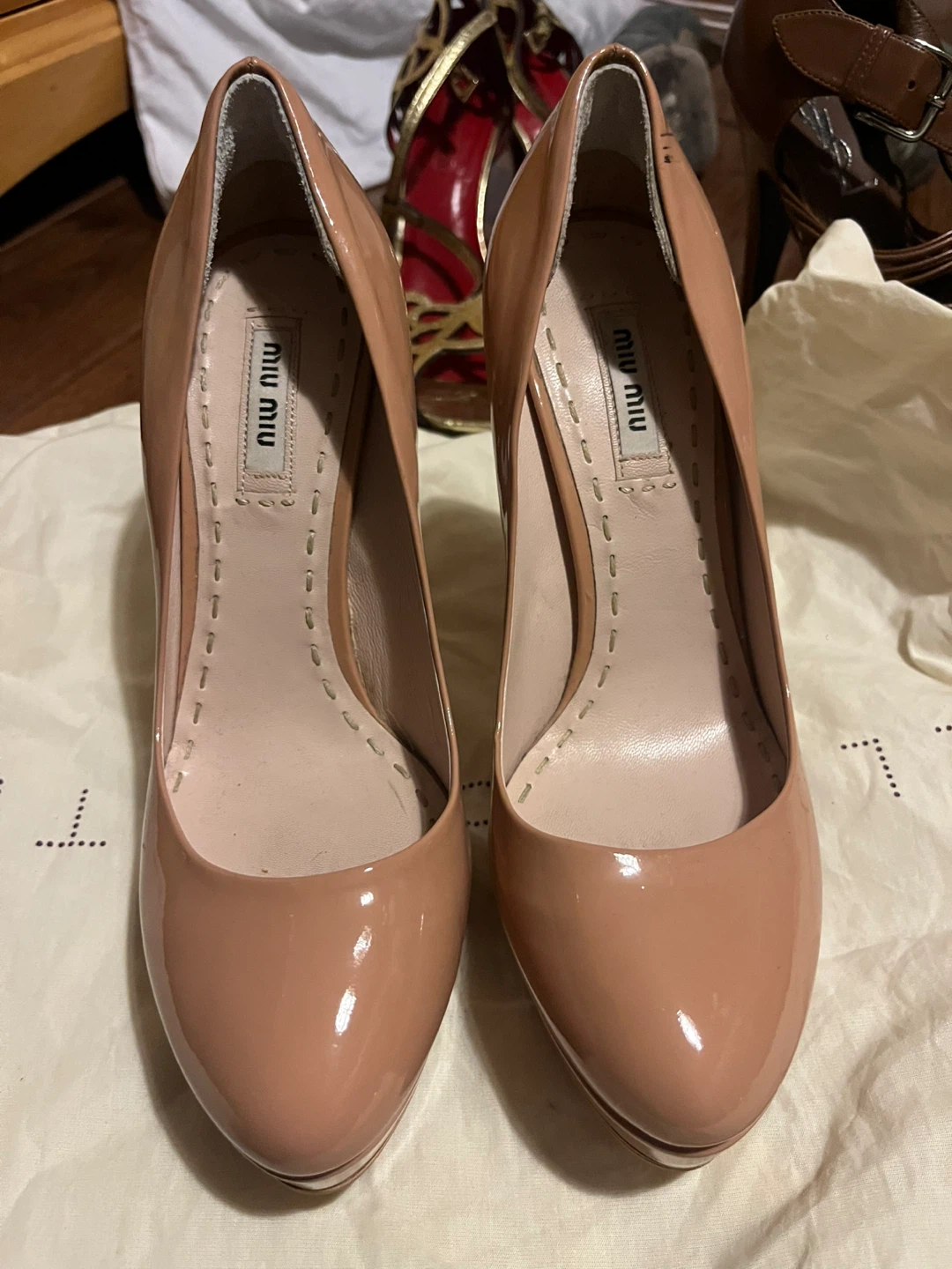 Miu Miu Patent Leather Pumps Size 7