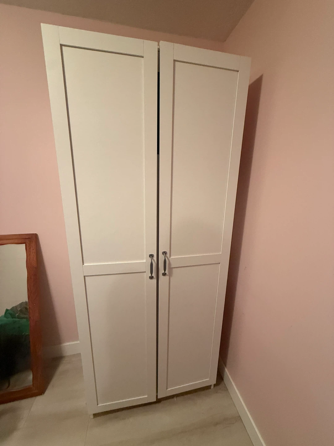 White Wardrobe Cabinet - photo 4