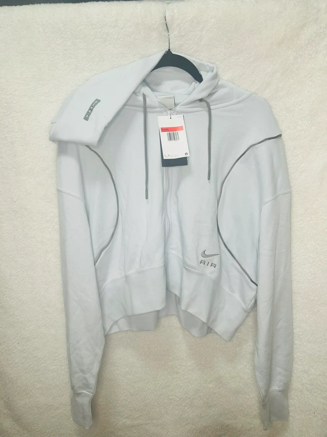 Nike Air Full-zip Womens Hoodie Size L New with Tags Oversize thumbnail