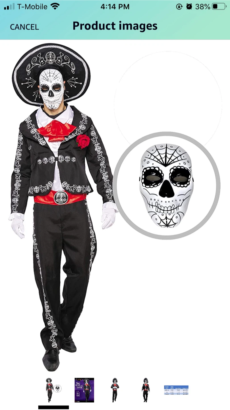 Day of the Dead Couple Costume - photo 2