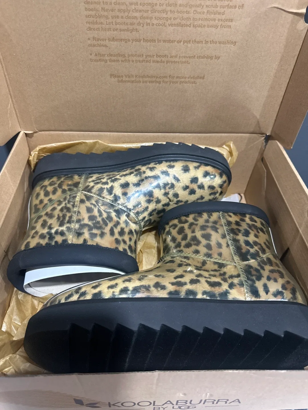 KOOLABURRA W Koola Clear Mini Cheetah Boots - US 8 image indicator(2)