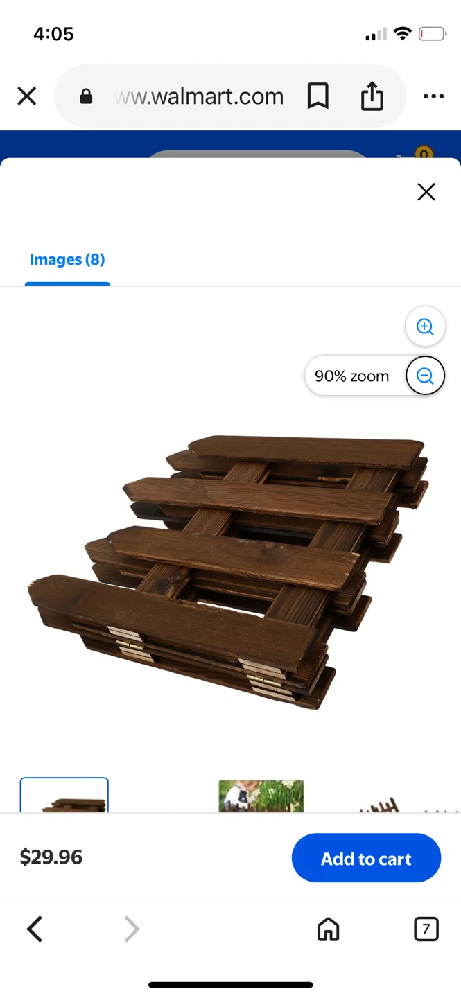 Toddmomy Wood Fence - Garden Decor