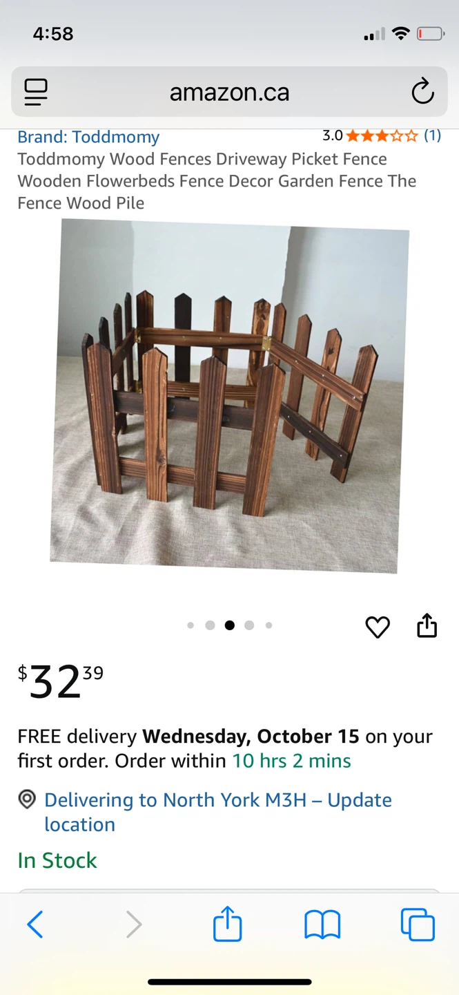 Toddmomy Wood Fence - Garden Decor - photo 3