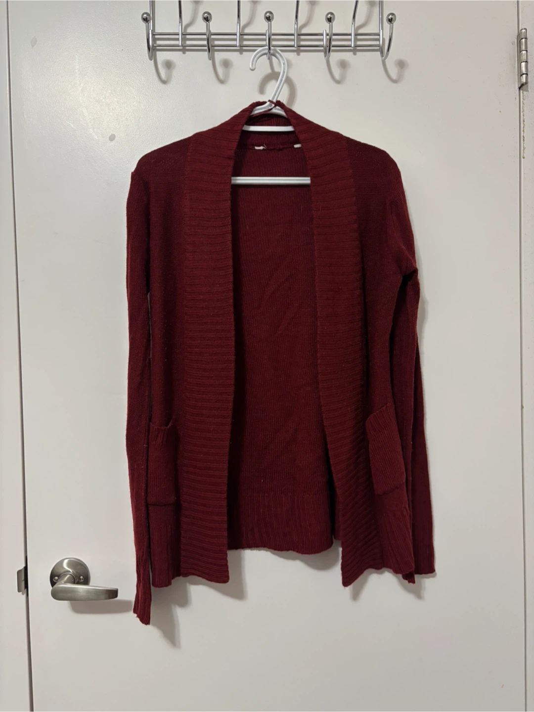 Women’s Burgundy Cardigan