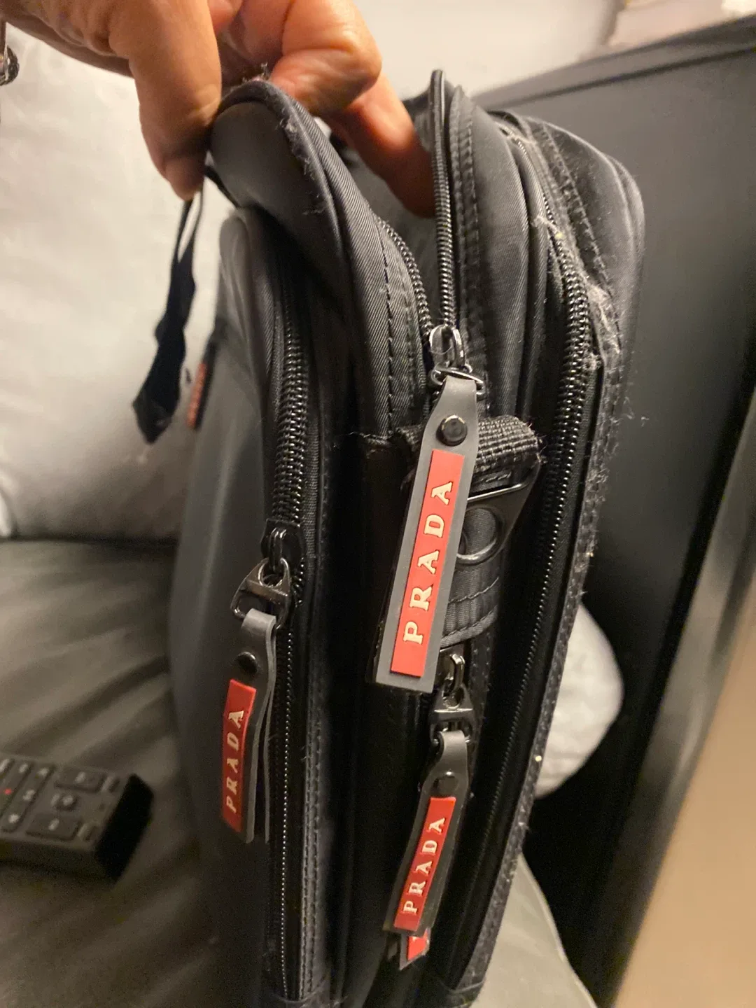 Prada Black Briefcase image indicator(7)