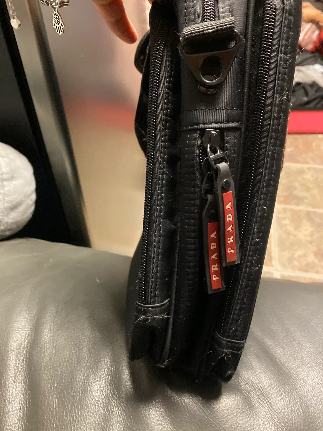 Prada Black Briefcase image indicator(5)