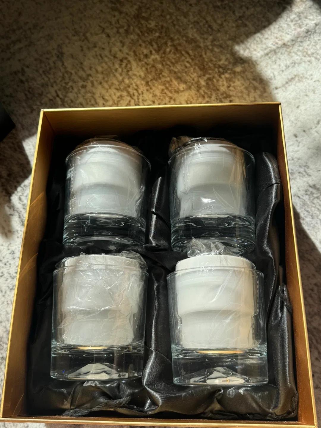 JYB&XY Whiskey Glasses Set - New in Box