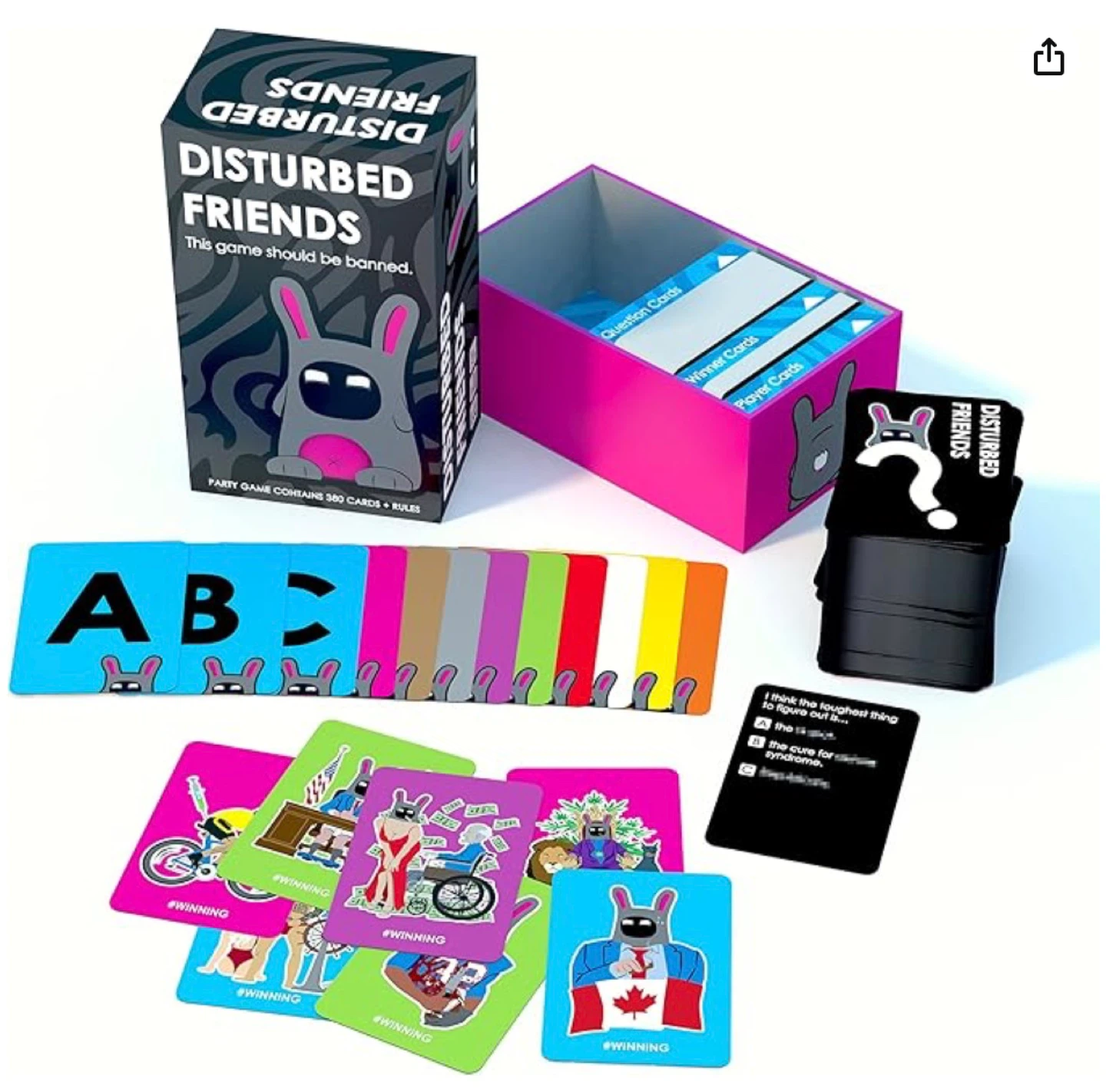 Disturbed Friends Card Game - Standalone Mini Game - photo 3