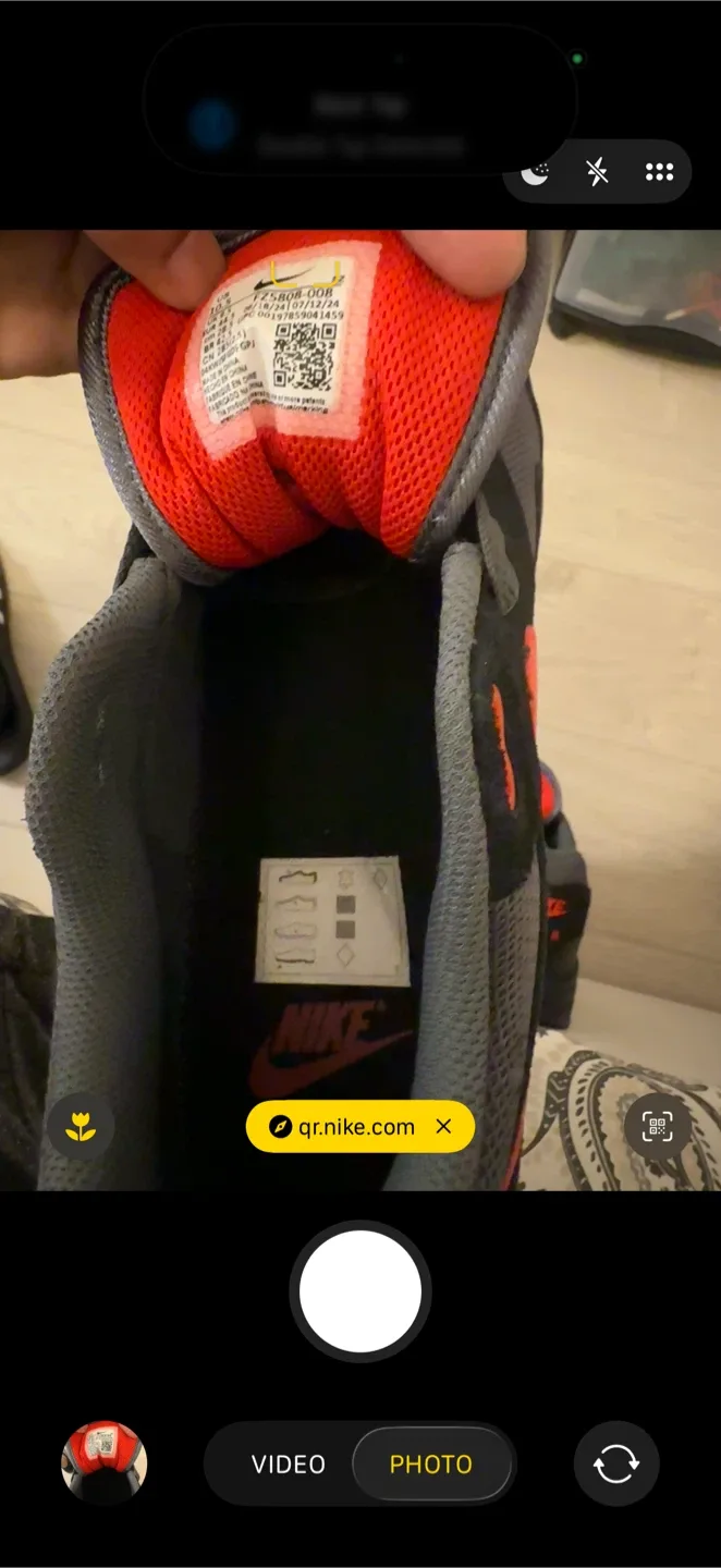 Nike Air Max 1 Essential Black/Red US 10.5 image indicator(4)