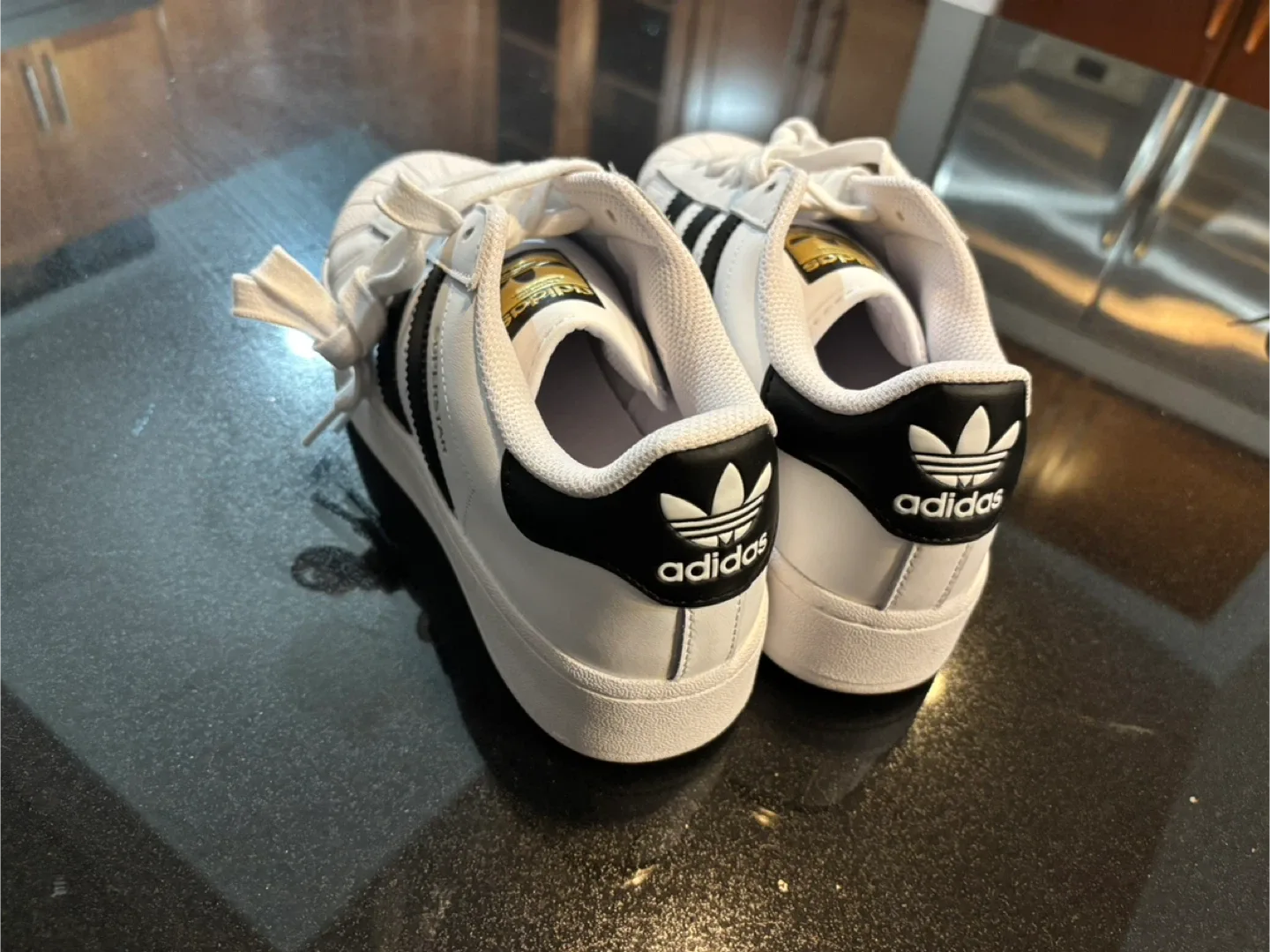 Adidas Superstar XLG White/Black Sneakers Male US9 image indicator(6)