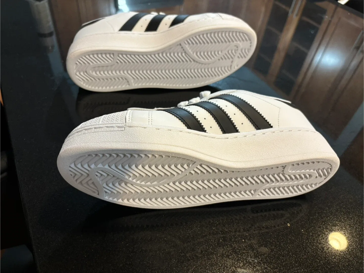 Adidas Superstar XLG White/Black Sneakers Male US9 image indicator(5)