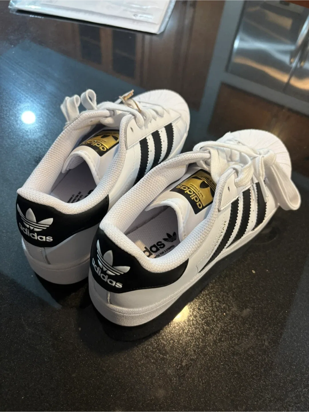 Adidas Superstar XLG White/Black Sneakers Male US9 thumbnail
