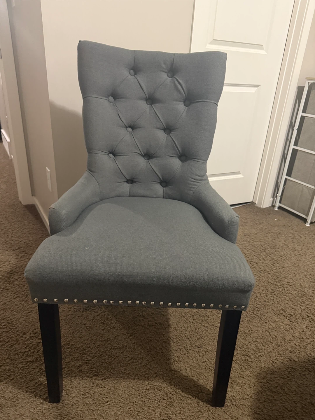 Grey Tufted Dining Chairs - photo 2