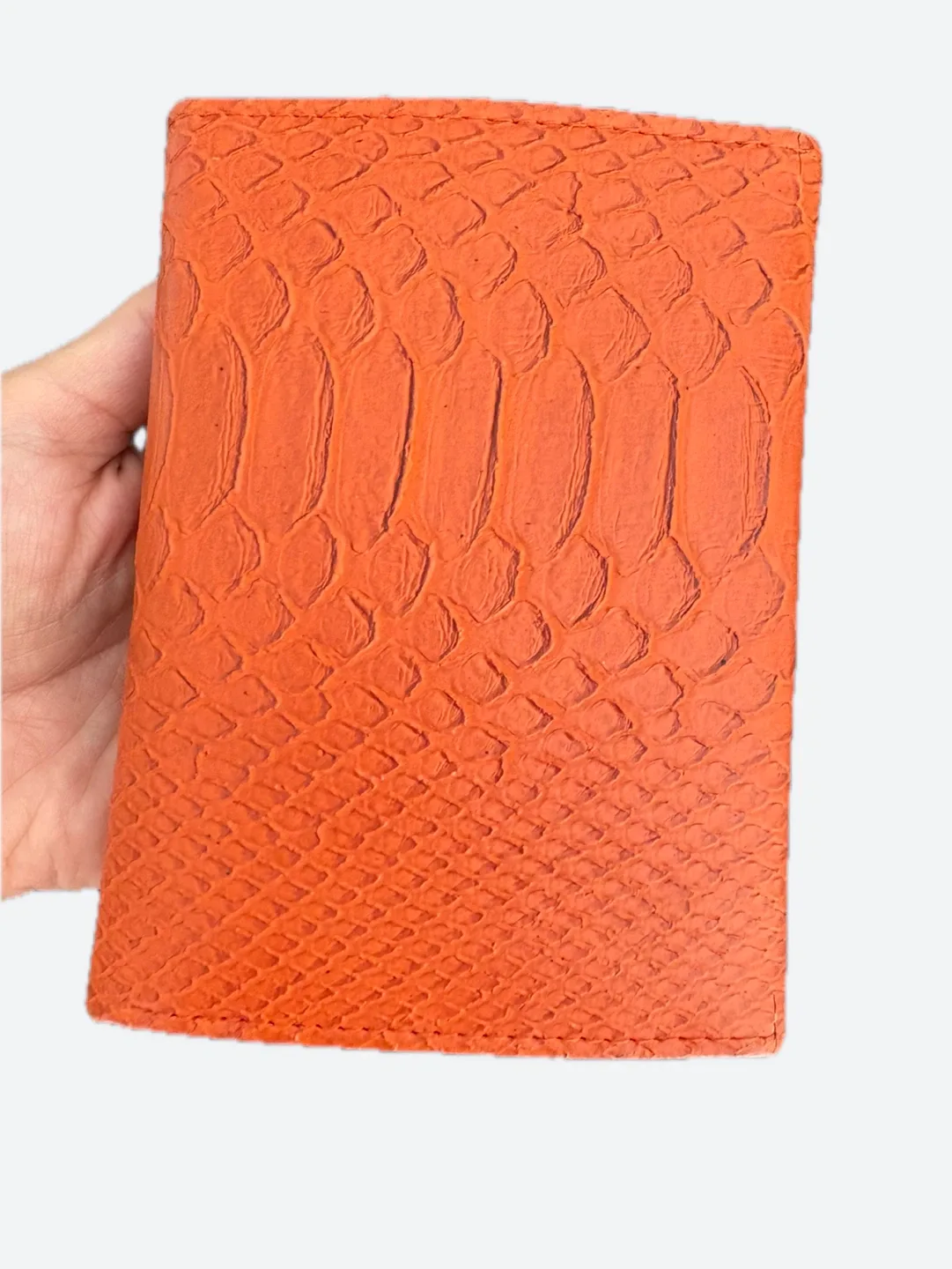 Orange Snakeskin Print Wallet image indicator(2)