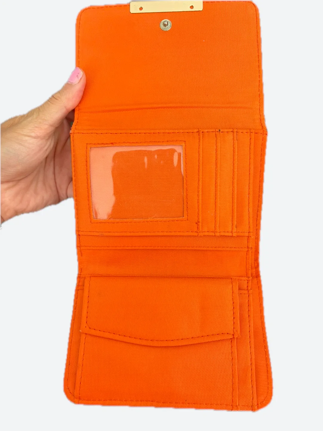Orange Snakeskin Print Wallet image indicator(3)