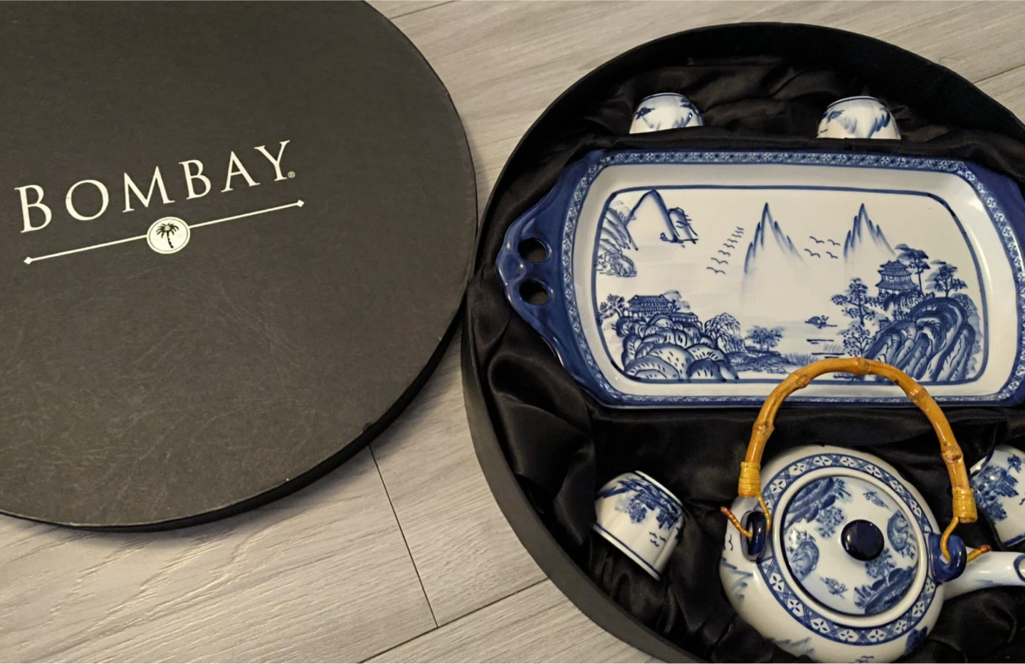 Bombay Tea Set - Blue & White
