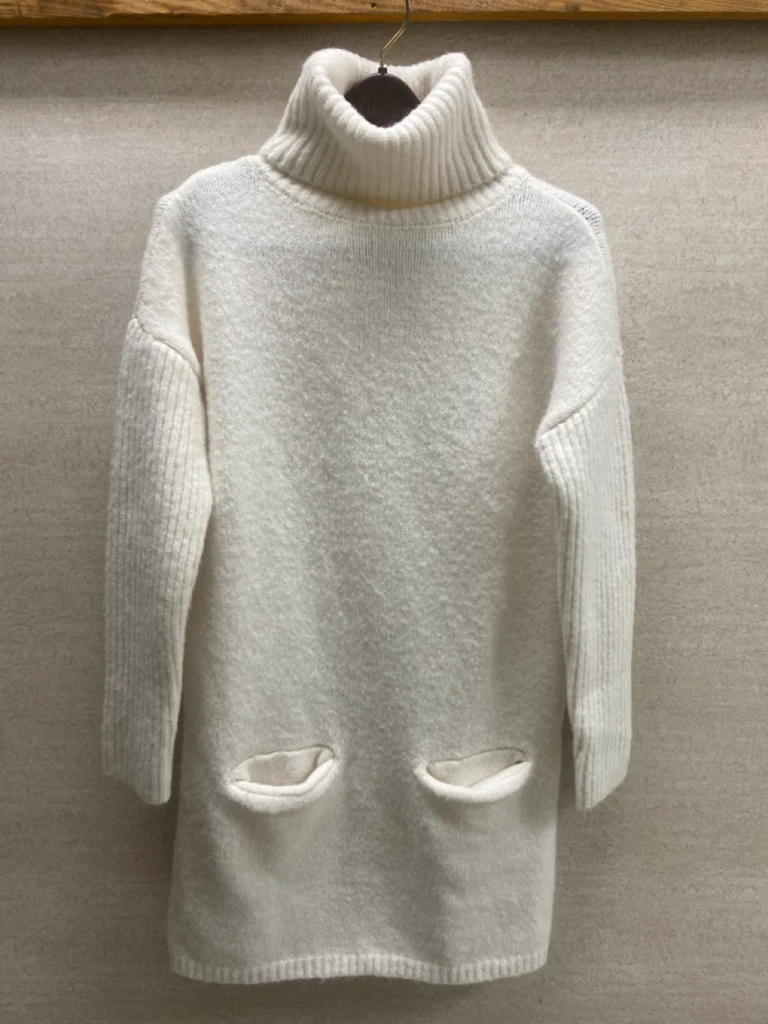 Guess Cozy Cream Swtr Dress - Size S thumbnail