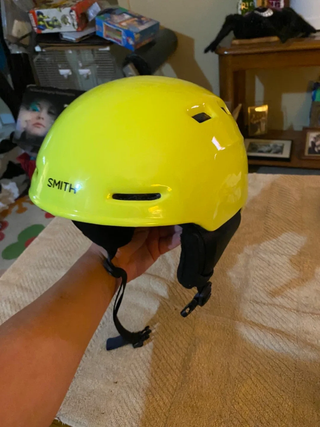 Smith Zoom Jr. Youth Helmet - Neon Yellow thumbnail