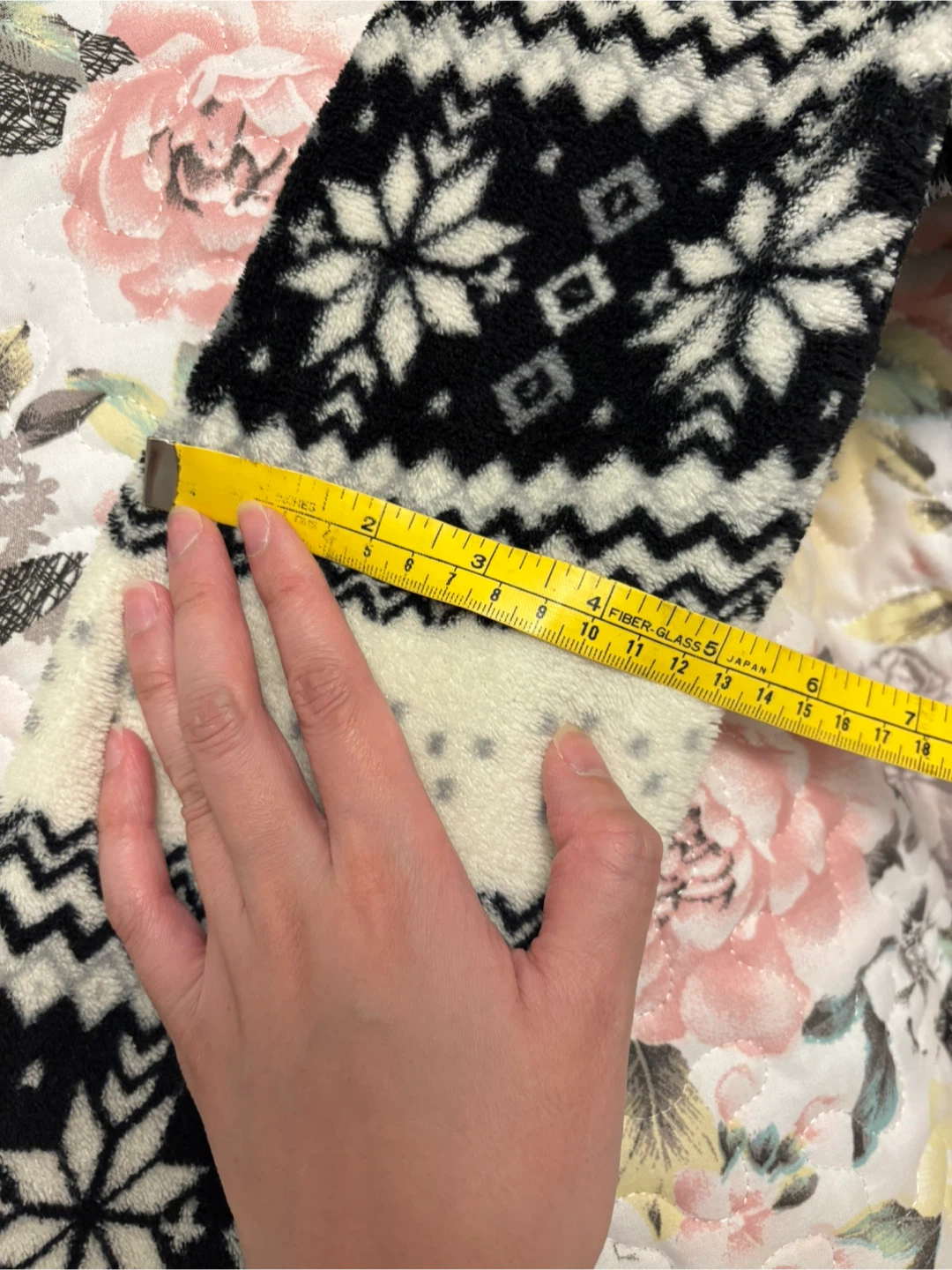 Fleece Lined Snowflake Zip-Up Jacket - photo 4
