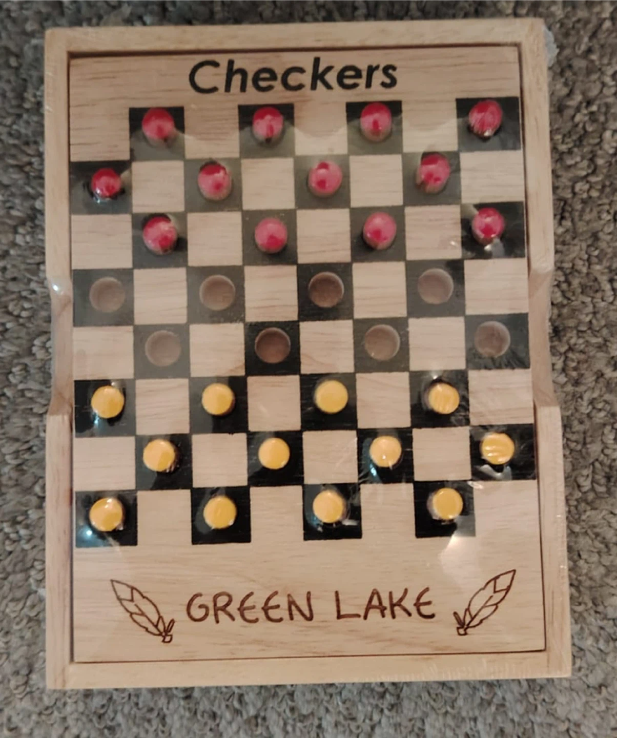 Mini Checkers Set