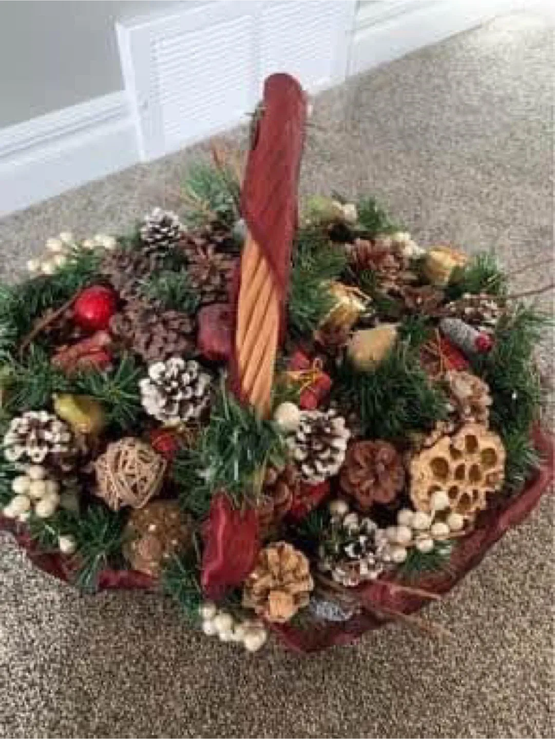 Christmas Pinecone Basket image indicator(4)