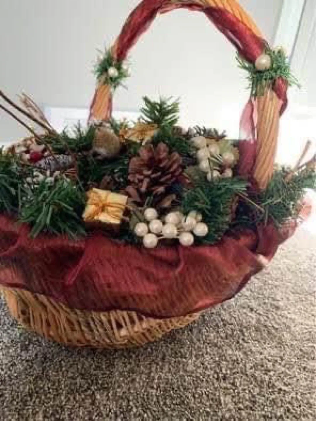 Christmas Pinecone Basket image indicator(6)