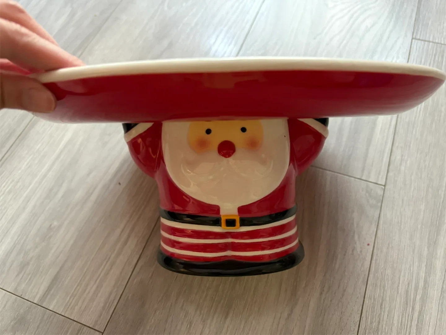 Santa Plate with Stand thumbnail