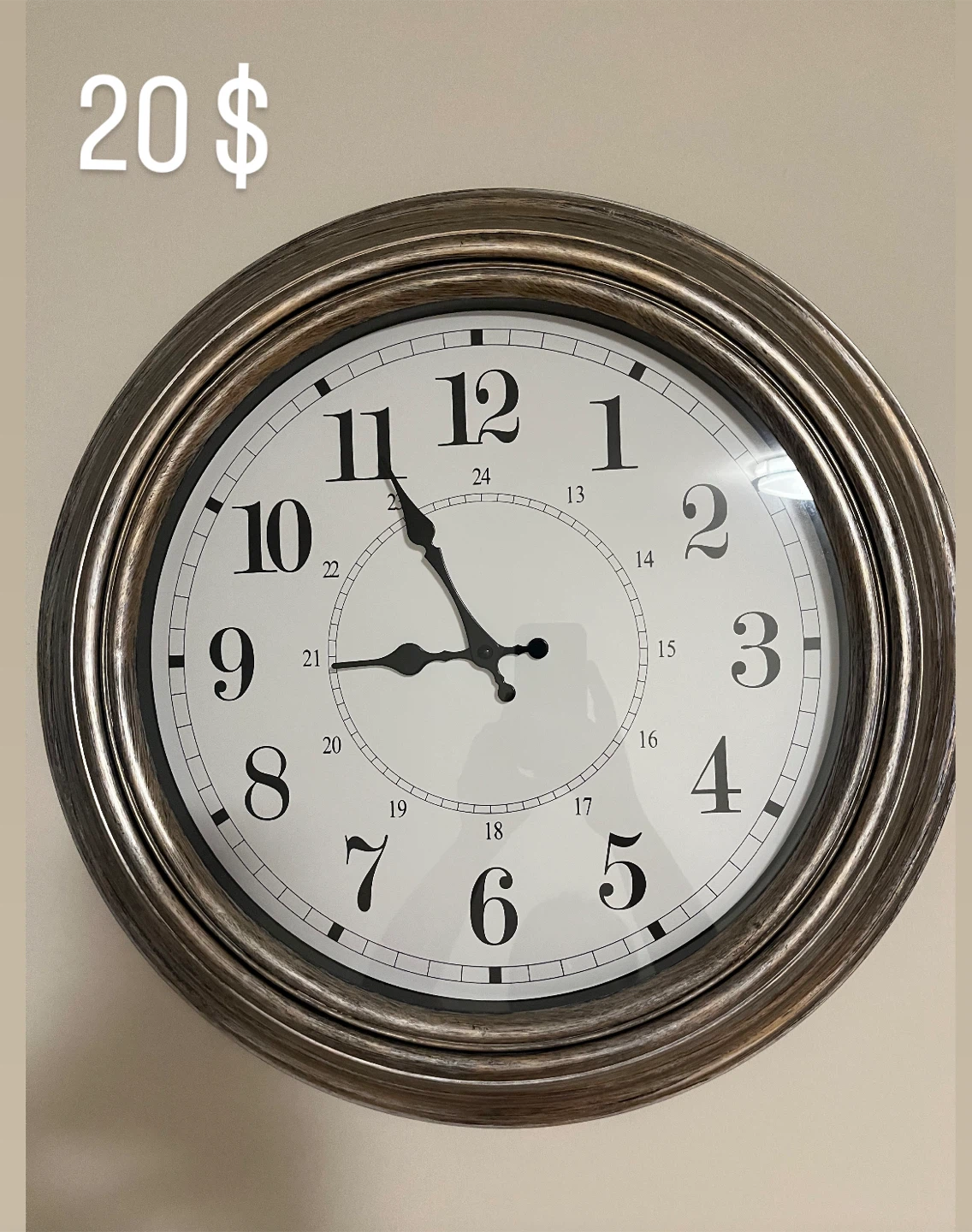 Wall Clock - $20