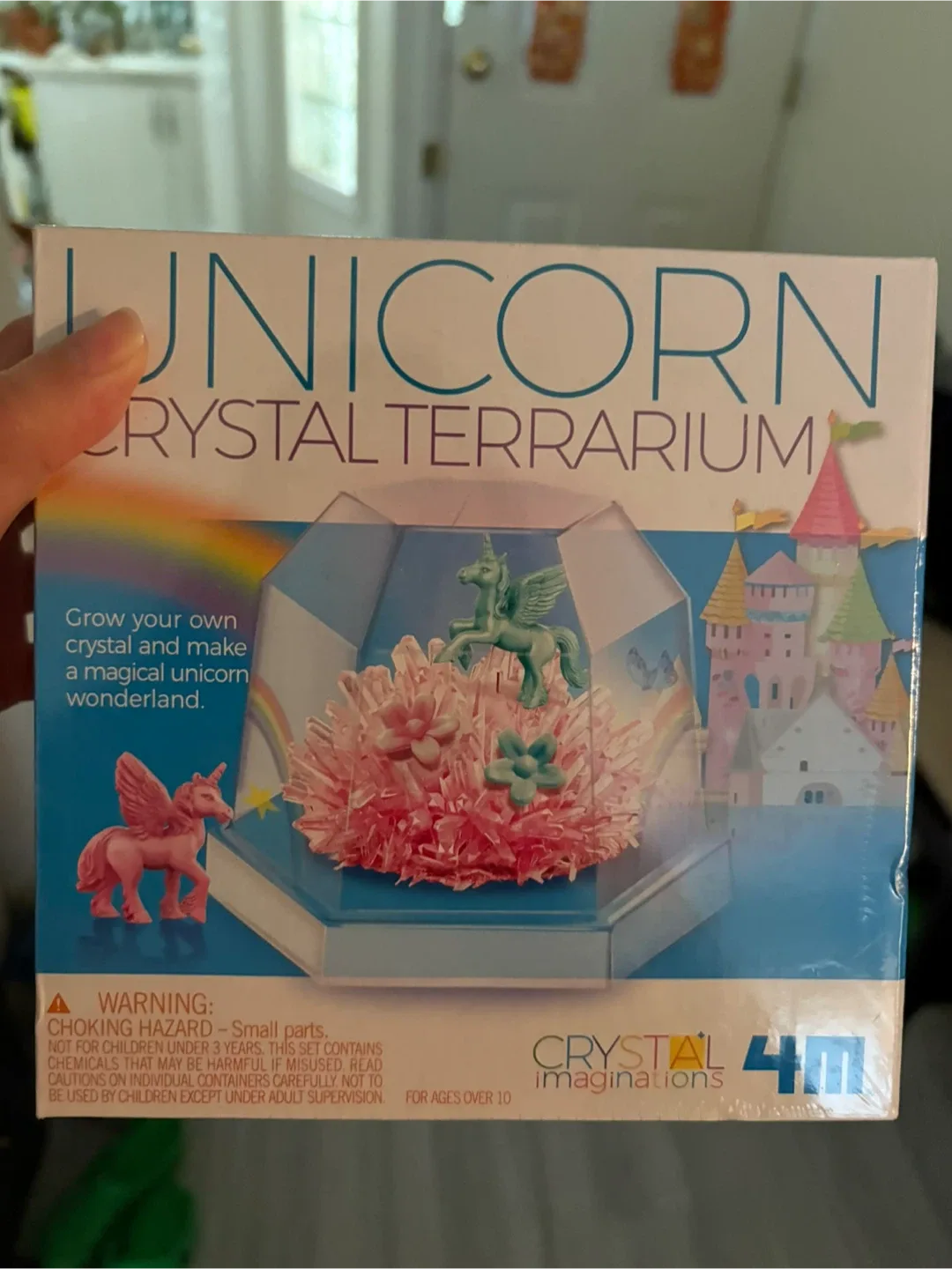 Unicorn Crystal Terrarium - Crystal Imaginations 4M thumbnail