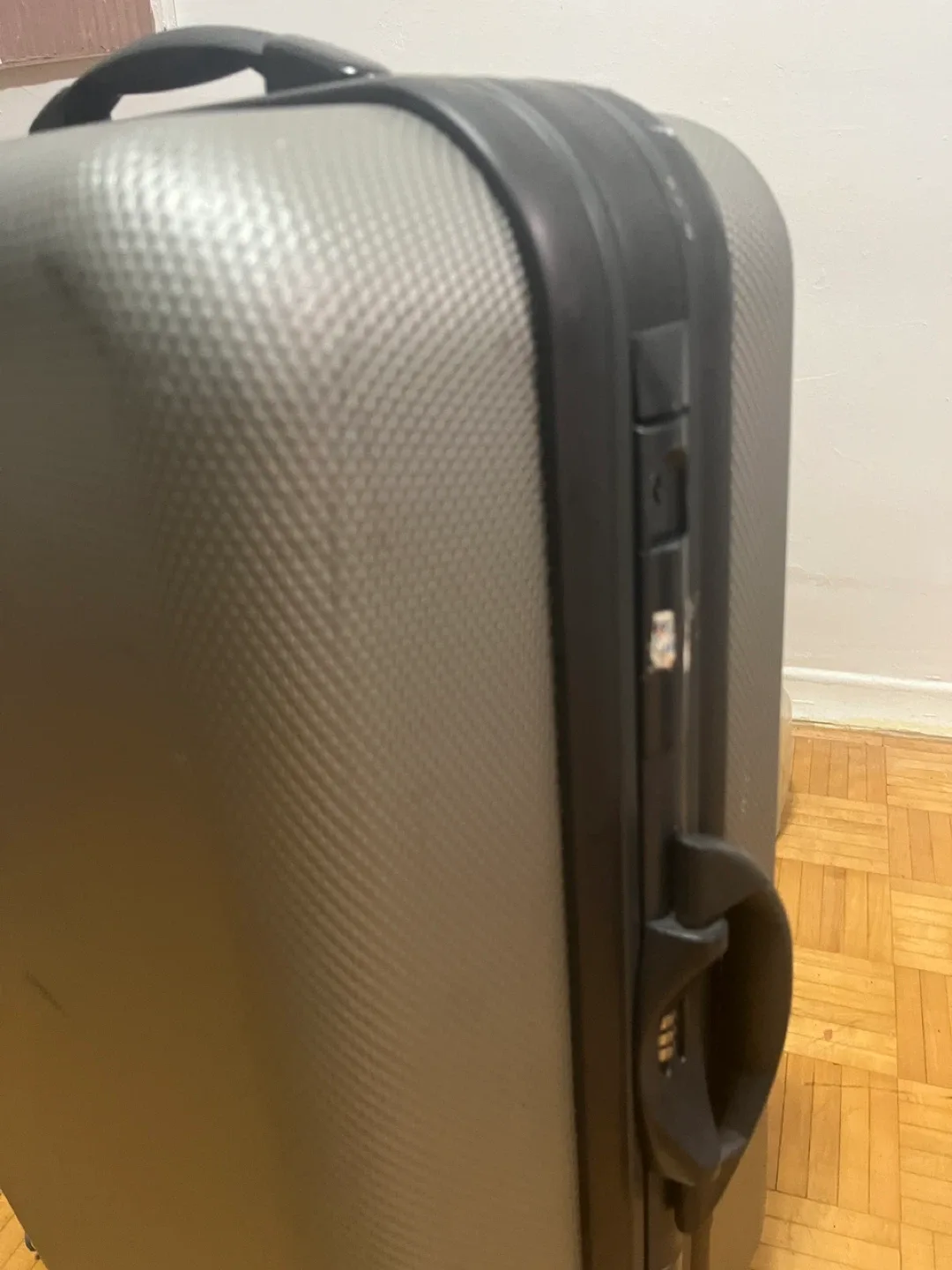 Delsey Grey Hardside Suitcase