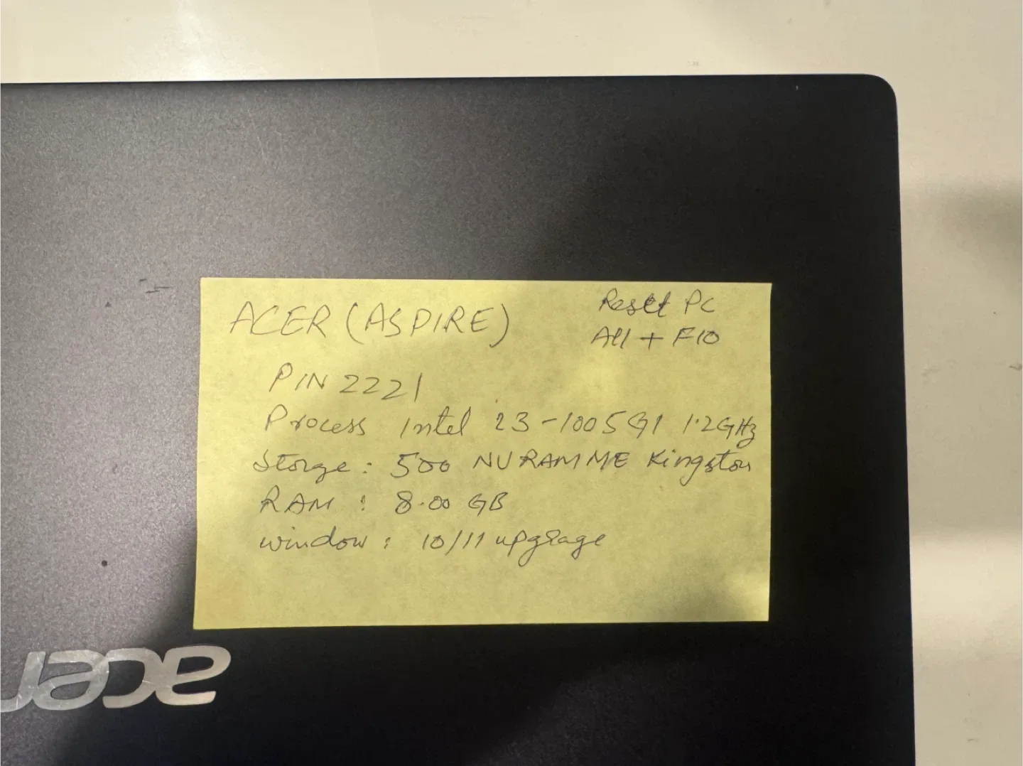 Acer Aspire i3 Laptop 500 GB drive image indicator(3)