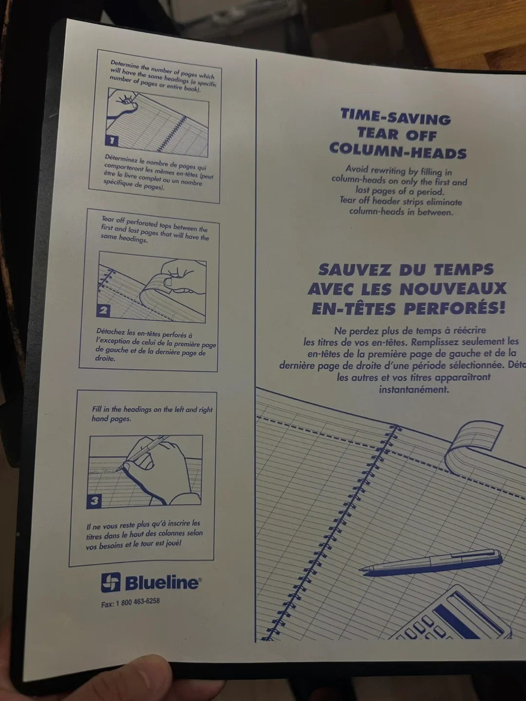 Blueline Columnar Book - 30 Columns image indicator(5)
