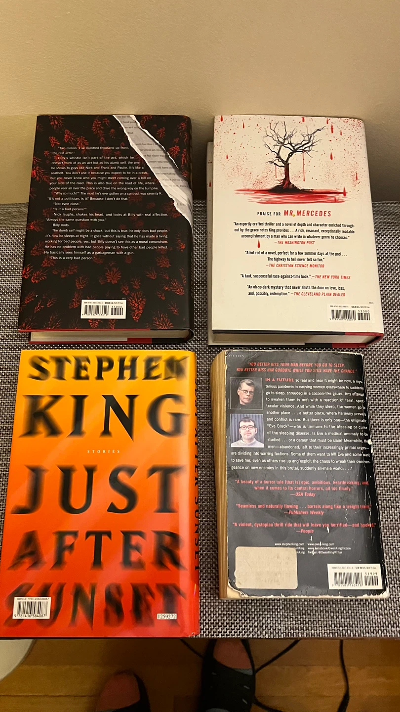 Stephen King Books: $10 Hardback/$8 Paperback - photo 2