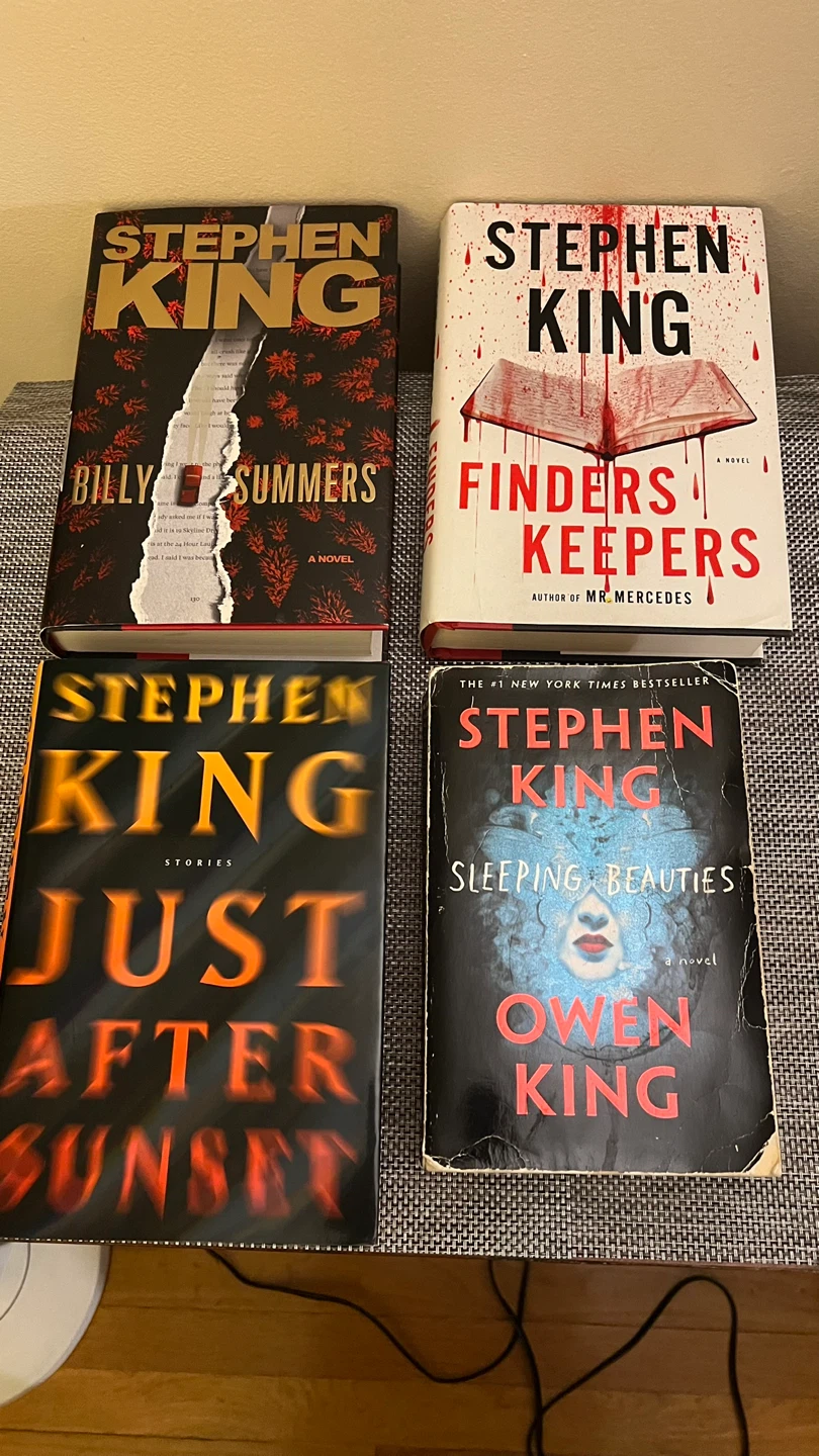 Stephen King Books: $10 Hardback/$8 Paperback