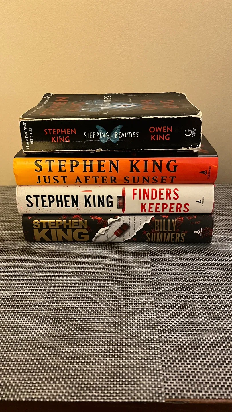 Stephen King Books: $10 Hardback/$8 Paperback image indicator(3)