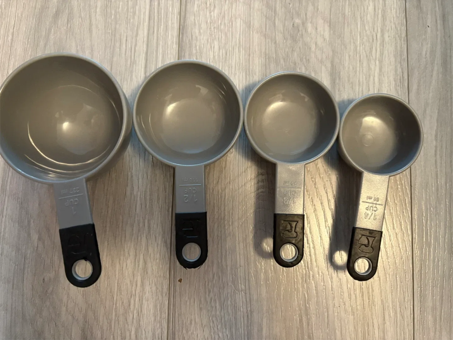 Grey Measuring Cups - Set of 4 thumbnail