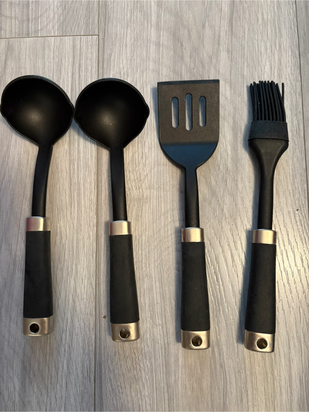 Kitchen Utensil Set - Ladles, Spatula, Brush
