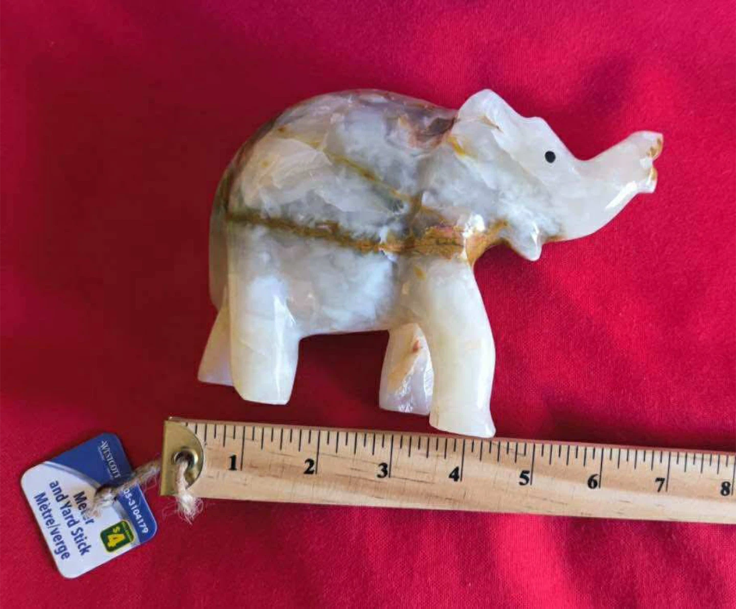 Onyx Elephant Figurine - photo 2