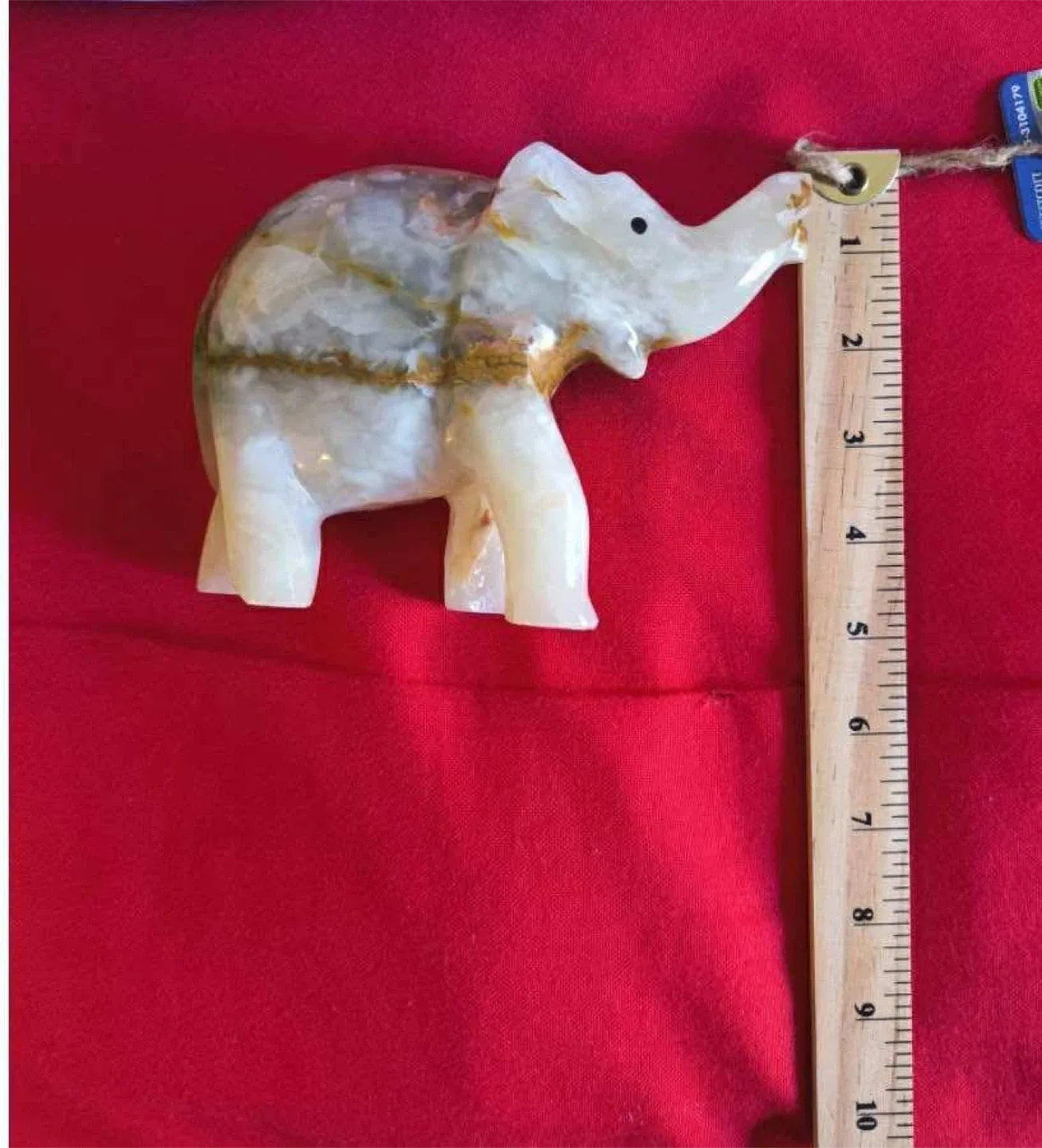 Onyx Elephant Figurine thumbnail